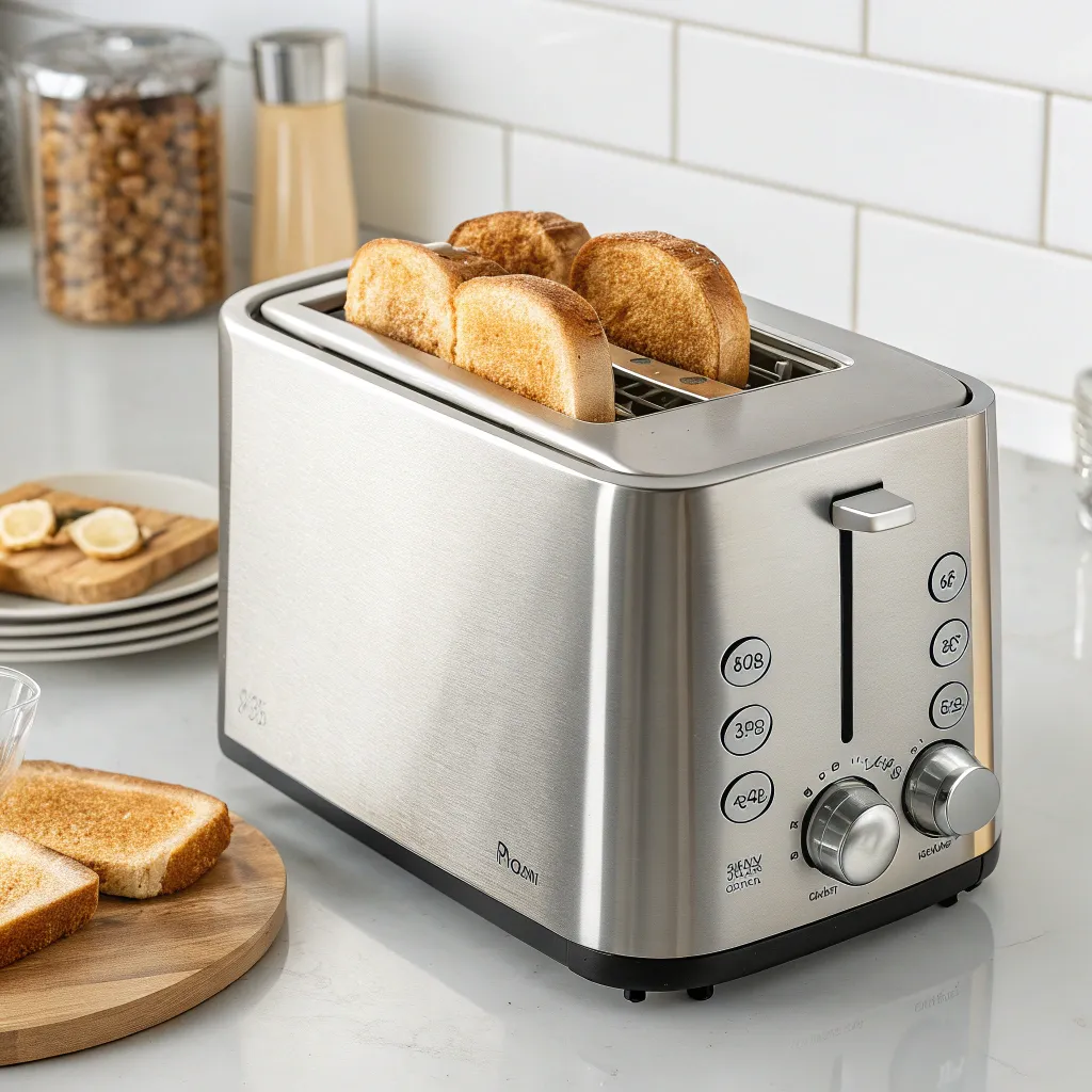 Modern Toaster with multi-browning control